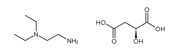 N1,N1-diethylethane-1,2-diamine (S)-2-hydroxysuccinate结构式
