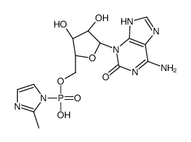 3-isoisoguanosine 5'-phospho-2-methylimidazole结构式