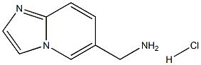 咪唑并[1,2-a]吡啶-6-基甲胺二盐酸盐结构式