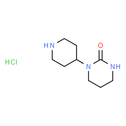 1-(哌啶-4-基)四氢嘧啶-2(1H)-酮盐酸盐结构式
