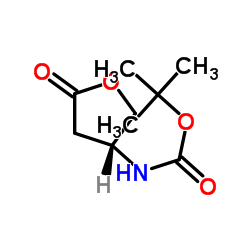 (R)-(5-氧代四氢呋喃-3-基)氨基甲酸叔丁酯结构式