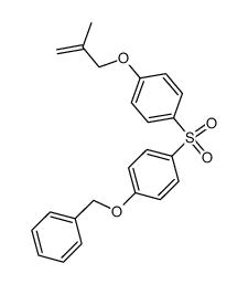 4-benzyloxy-4'-(2-methylallyloxy) diphenylsulfone结构式
