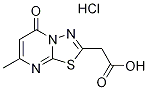 (7-甲基-5-氧代-5H-[1,3,4]噻二唑并[3,2-A]嘧啶-2-基)乙酸盐酸盐结构式
