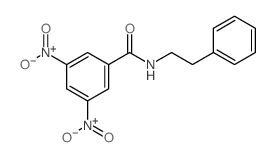 Benzamide,3,5-dinitro-N-(2-phenylethyl)-结构式
