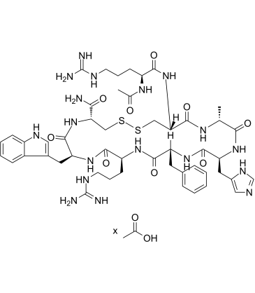 Setmelanotide acetate结构式