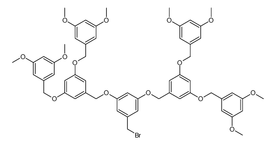 3,5-双[3,5-双(3,5-二甲氧基苄氧基)苄氧基]苄溴结构式