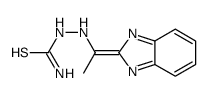 [1-(benzimidazol-2-ylidene)ethylamino]thiourea Structure