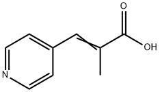 2-Propenoic acid, 2-methyl-3-(4-pyridinyl)- Structure