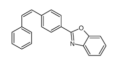 2-[4-(2-phenylethenyl)phenyl]-1,3-benzoxazole结构式