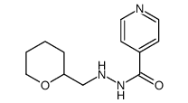 N-(oxan-2-ylmethyl)pyridine-4-carbohydrazide Structure