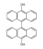9,9'-Bi[anthracen-10-ol] Structure