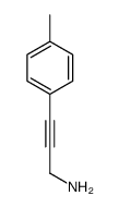 3-(4-methylphenyl)prop-2-yn-1-amine结构式