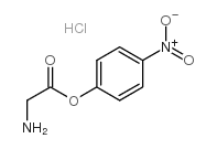 H-Gly-ONp Hydrochloride结构式