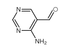 4-aminopyrimidine-5-carbaldehyde structure