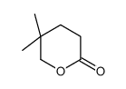 5,5-dimethyloxan-2-one结构式