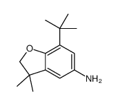 7-tert-butyl-3,3-dimethyl-2H-1-benzofuran-5-amine Structure