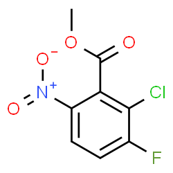 methyl 2-chloro-3-fluoro-6-nitrobenzoate Structure