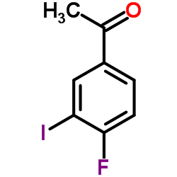 1-(4-Fluoro-3-iodophenyl)ethanone Structure