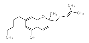 2H-1-Benzopyran-5-ol, 2-methyl-2- (4-methyl-3-pentenyl)-7-pentyl-, (.+-.)-结构式