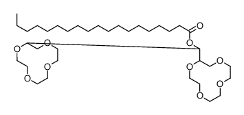 bis(1,4,7,10-tetraoxacyclododec-2-yl)methyl nonadecanoate Structure