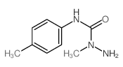 Hydrazinecarboxamide,1-methyl-N-(4-methylphenyl)- Structure