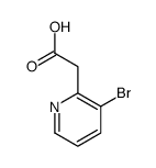 (3-溴-吡啶-2-基)-乙酸结构式