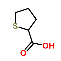 Tetrahydro-2-thiophenecarboxylic acid Structure