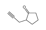 2-prop-2-ynylcyclopentan-1-one结构式