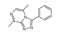 5,8-Dimethyl-3-phenyl-1,2,4-triazolo[4,3-a]pyrazine结构式