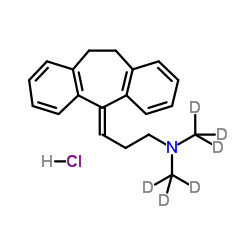 Amitriptyline-d6 hydrochloride Structure