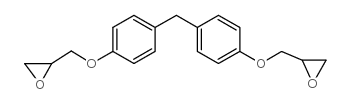 2,2'-[methylenebis(p-phenyleneoxymethylene)]bisoxirane structure