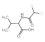 2-[(2,2-dichloroacetyl)amino]-3-methylbutanoic acid Structure