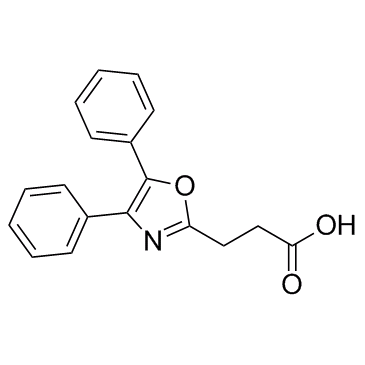 Oxaprozin structure