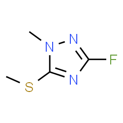 1H-1,2,4-Triazole,3-fluoro-1-methyl-5-(methylthio)-(9CI) Structure