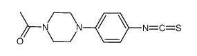 4-(4-acetyl-piperazin-1-yl)-phenyl isothiocyanate Structure