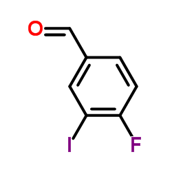 4-Fluoro-3-iodobenzaldehyde Structure