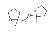 2-methyl-2-(2-methyloxolan-2-yl)peroxyoxolane结构式