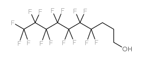 1H,1H,2H,2H,3H,3H-全氟癸-1-醇结构式