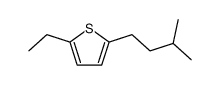 2-Ethyl-5-isopentylthiophene结构式