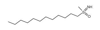S-dodecyl-S-methyl-sulfoximide结构式