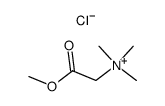 (carboxymethyl)trimethylammonium chloride methyl ester Structure