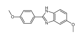 6-methoxy-2-(4-methoxyphenyl)-1H-benzimidazole Structure