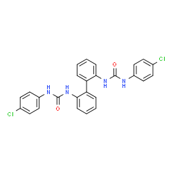 N',N'''-2,2'-biphenyldiylbis[N-(4-chlorophenyl)urea] Structure