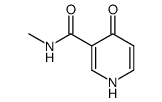 N-甲基-3-甲酰氨基-4-吡啶酮结构式
