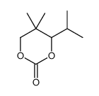 4-异丙基-5,5-二甲基-1,3-二噁烷-2-酮结构式