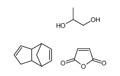 顺丁烯二酐与1,2-丙二醇和二环戊二烯的聚合物结构式