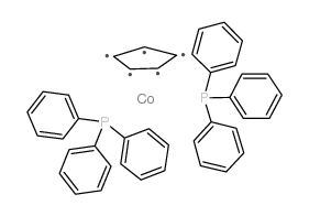 Cyclopentadienylbis(triphenylphosphine)cobalt(I) Structure