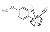 carbon monoxide,cyclopenta-1,3-diene,iron(6+),methoxybenzene Structure
