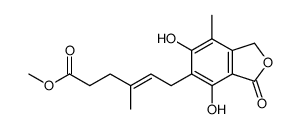 O-Desmethyl mycophenolic acid methyl ester structure
