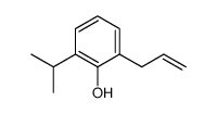 2-烯丙基-6-异丙基苯酚结构式